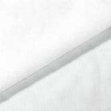 Tissu molleton blanc à intérieur gratté – idéal pour sweats et vêtements confortables – Cremalier