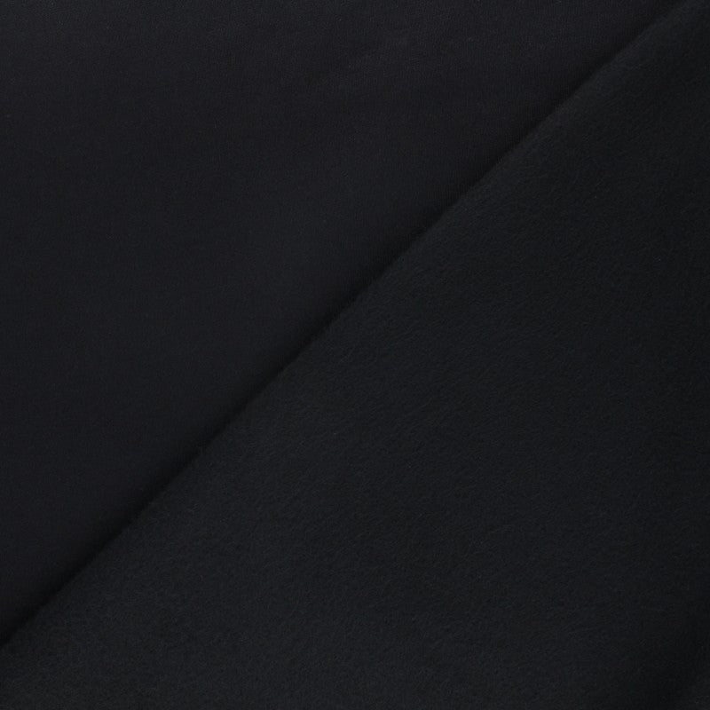 Tissu molleton noir intérieur gratté pour sweats et joggings – Cremalier
